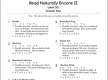 Encore II Answer Key